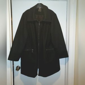 Penningtons In Every Story Wool/Polyester Zip Up Coat